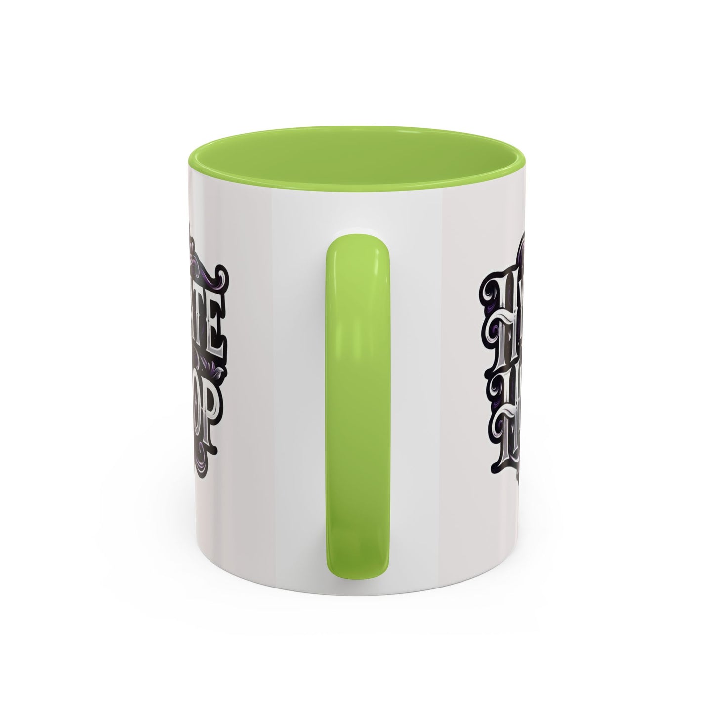 Hydrate Hip Hop Accent Coffee Mug – Retro Script Beverage Cup (11/15oz)