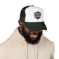 Hydrate Hip Hop Trucker Hat - Retro Script Foam Mesh Cap