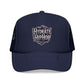 Hydrate Hip Hop Trucker Hat - Retro Script Foam Mesh Cap