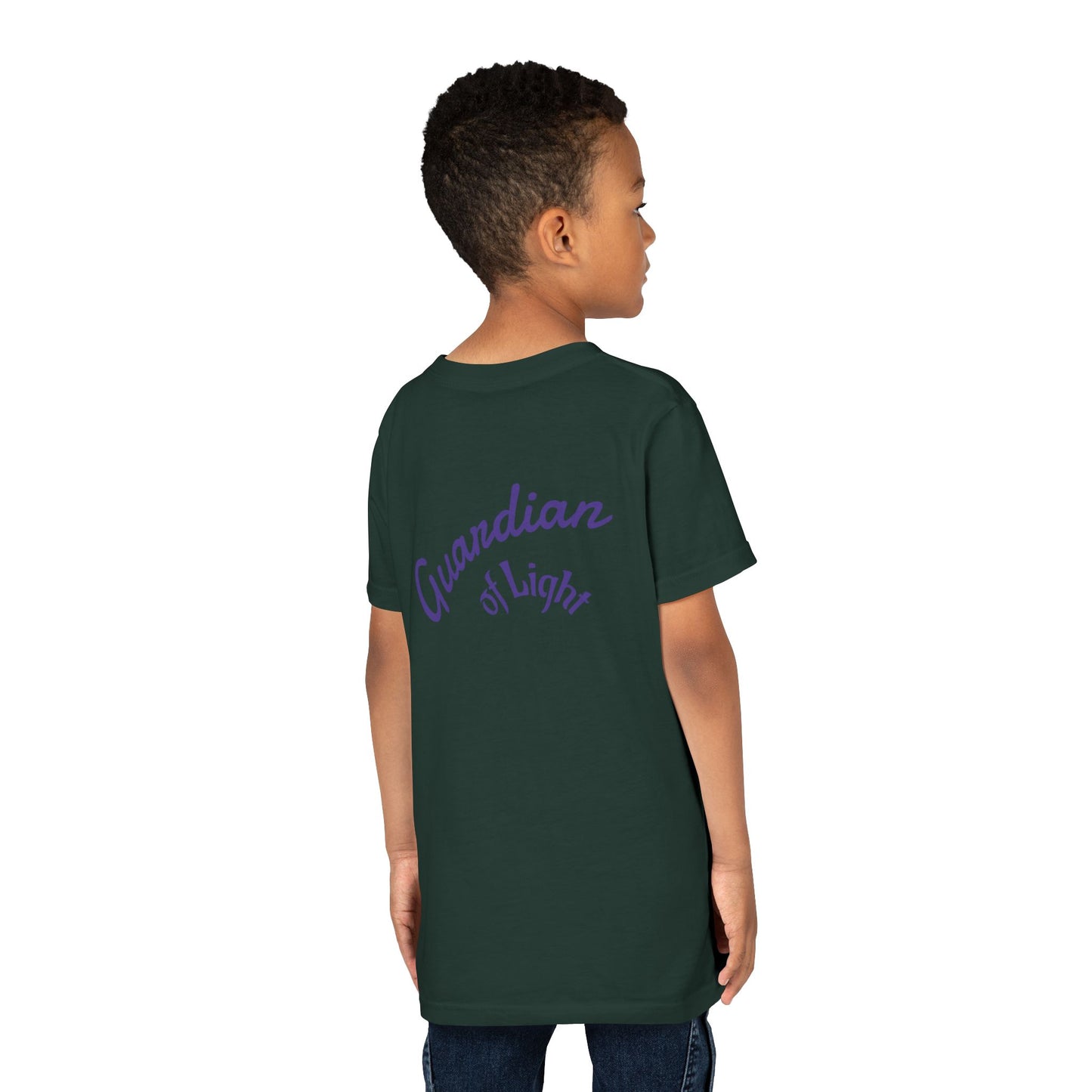 Youth Tee — Guardian of Light Fantasy Sword Graphic