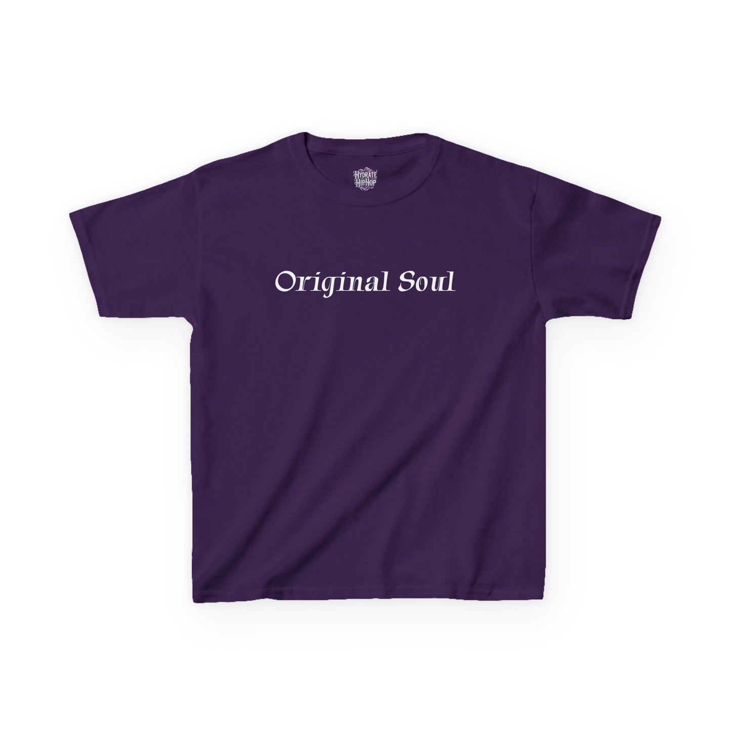 Kids Tee — "Original Soul" Front, "Hydrate Hip-Hop" Back Artistic Graphic